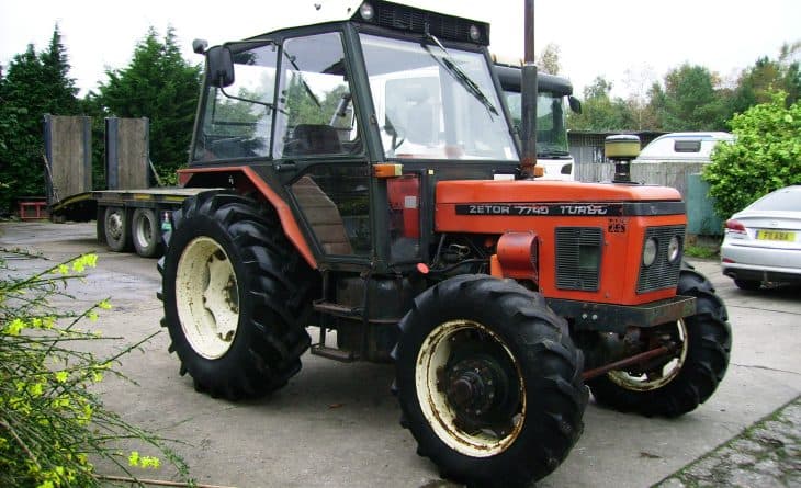 1992 Zetor 7745 4wd Turbo Tractor 1992 with 1,573 hours, Very tidy. SOLD