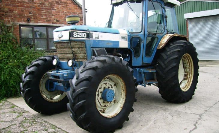 1986 Ford 8210 4wd Turbo SQ2 Cab, 1986, 6,235 hours. SOLD