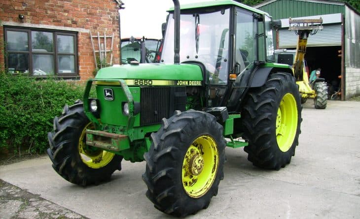 1992 John Deere 2650 4wd MC1 Cab, Power Synchron, 1992, Only 6,703 hours SOLD